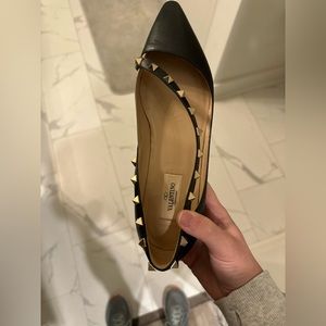 Women’s Valentino rock stud ballet flats